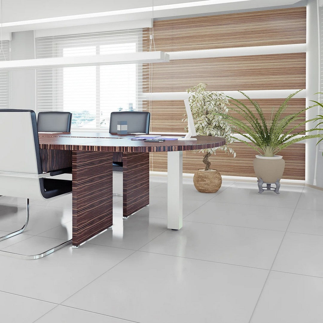 CommodiTile Pure 24" x 24" Rectified Polished Porcelain Floor Tile