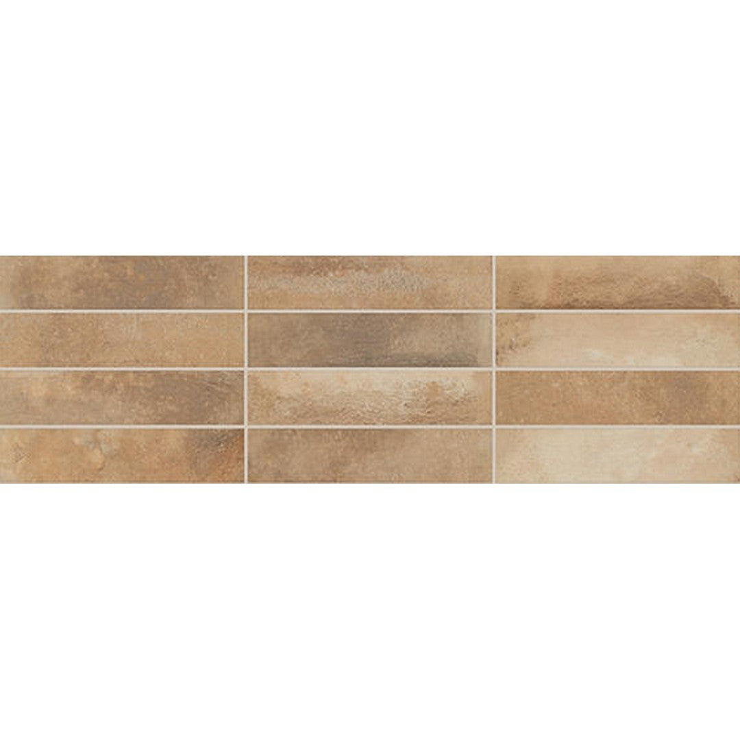 Marazzi Cotto Revival 2" x 9" Matte Porcelain Floor Tile, Alpaca, 2.37" x 9.68"