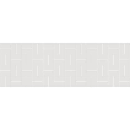 Happy Floors Carpenter 12" x 36" Rectified Matte Ceramic Deco Wall Tile, Albar, 12" x 36"