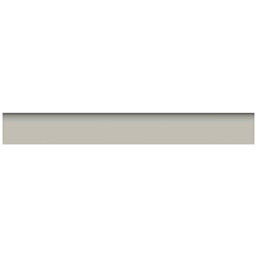 Happy Floors Carpenter 3" x 24" Matte Porcelain Bullnose, Taupe, 3" x 24"