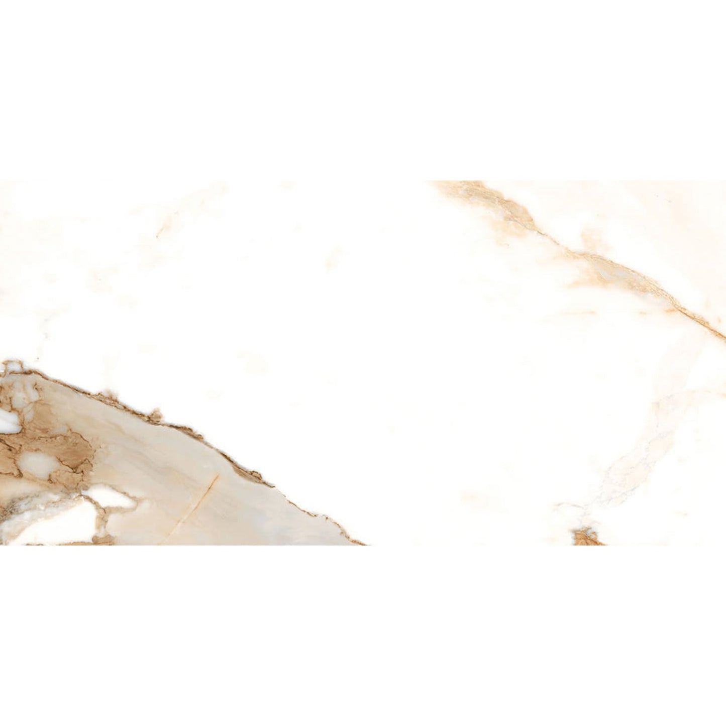 Happy Floors Crash 12" x 24" Rectified Natural Porcelain Tile, Beige, 12" x 24"