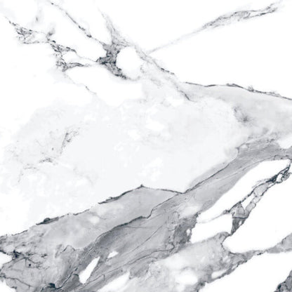 Happy Floors Crash 30" x 30" Rectified Polished Porcelain Tile, Blanco, 30" x 30"