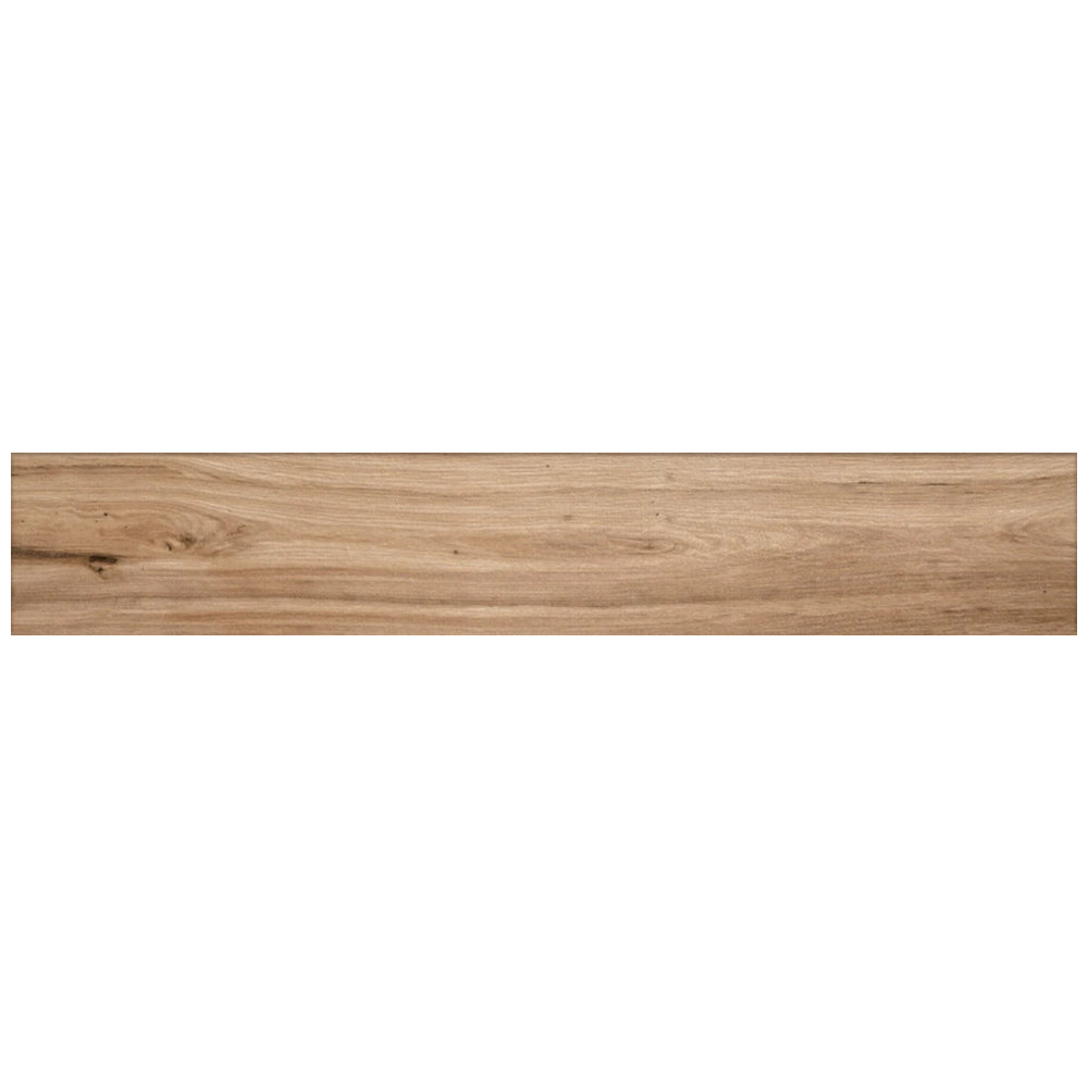 Happy Floors Cypress 9" x 48" Pressed Natural Porcelain Tile, Natural, 9" x 48"