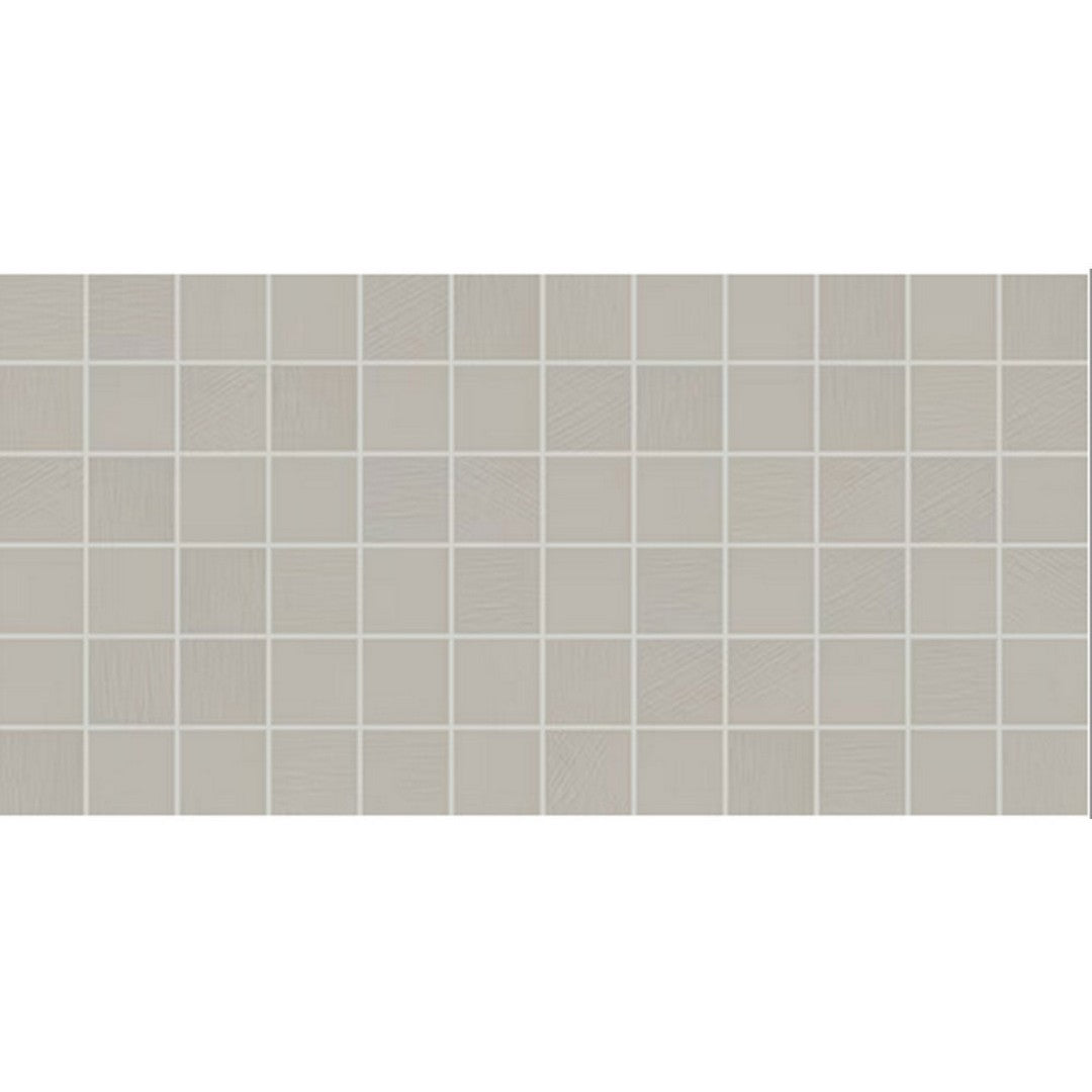Daltile Keystones 12" x 24" Textured Porcelain 2" Straight Joint Mosaic, Desert Gray, 12" x 24"