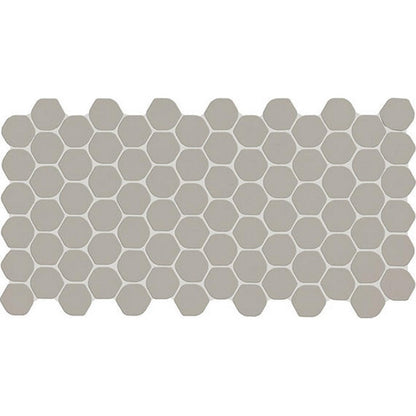 Daltile Keystone 12" x 24" Matte Porcelain 1" Organic Penny Mosaic, Desert Gray, 12" x 24"