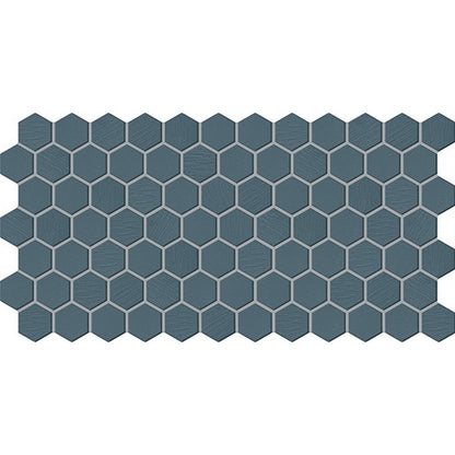 Daltile Keystones 12" x 21" Matte Porcelain 1" Hexagon Mosaic, Galaxy, 12" x 21"