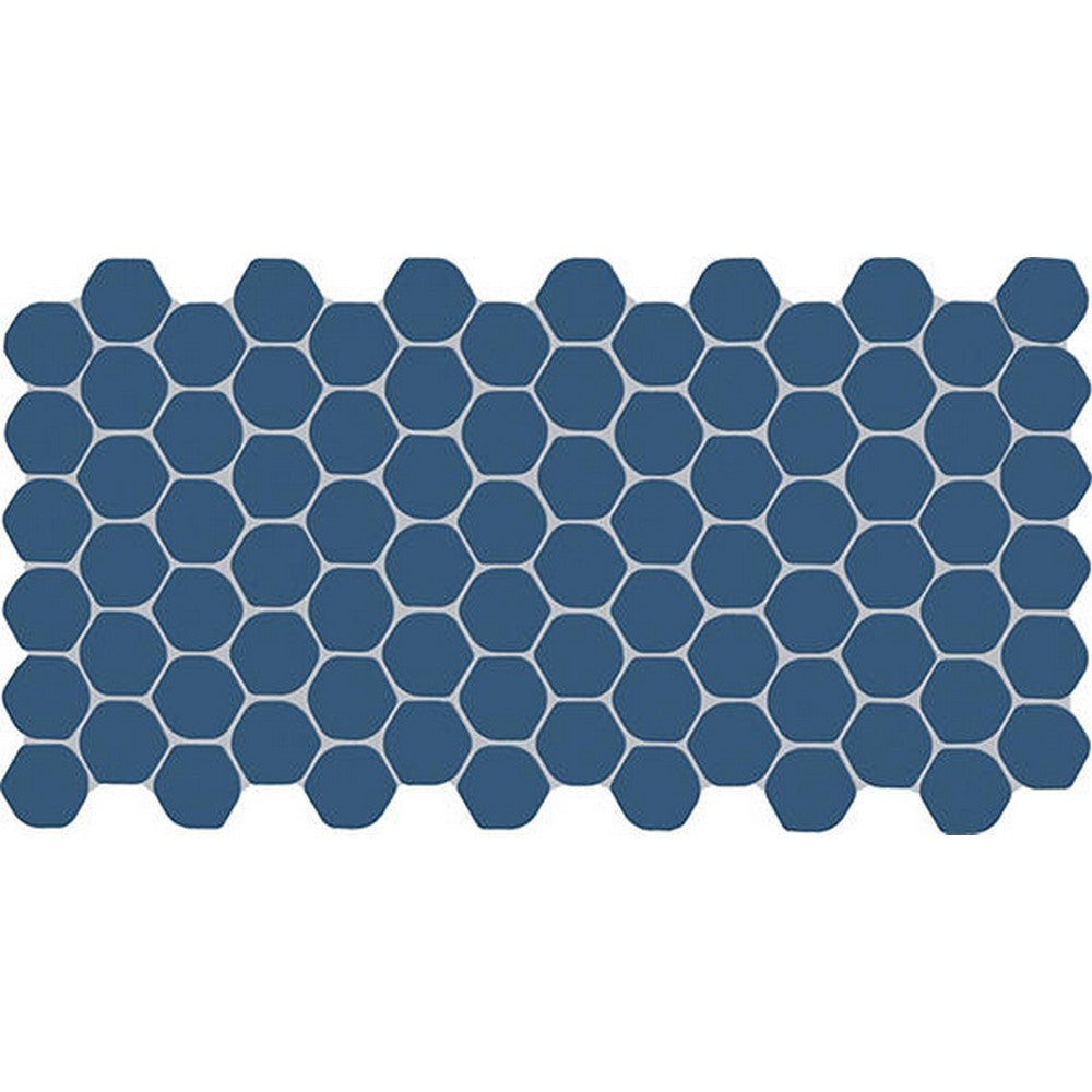 Daltile Keystone 12" x 24" Matte Porcelain 1" Organic Penny Mosaic, Galaxy, 12" x 24"