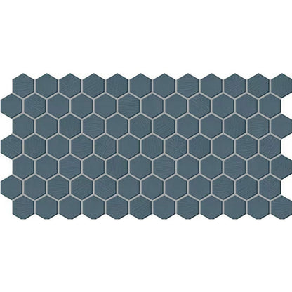 Daltile Keystones 12" x 24" Textured Porcelain 2" Hexagon Mosaic, Galaxy, 12" x 24"