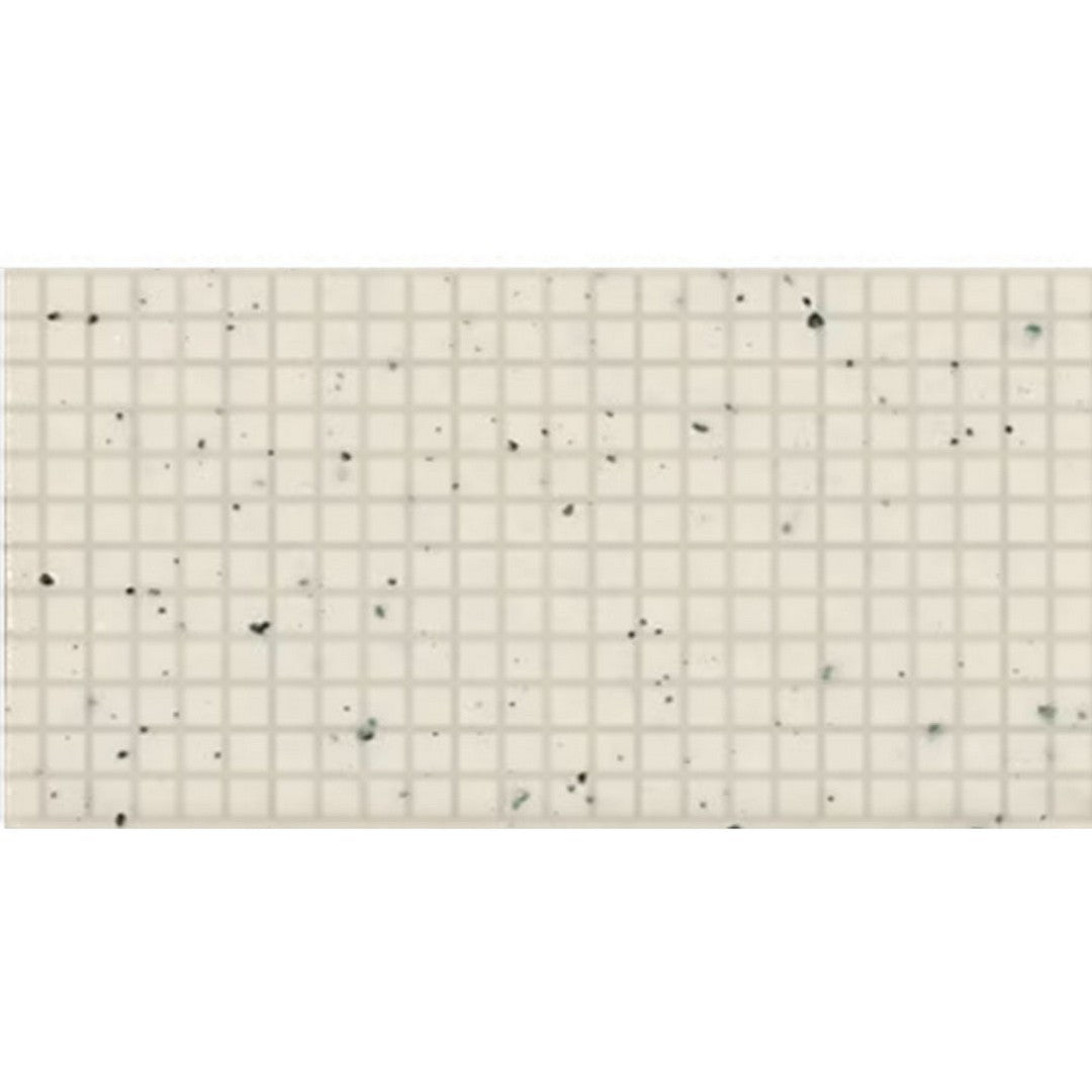 Daltile Keystones 12" x 24" Matte Porcelain 1" Straight Joint Mosaic, Pepper White, 12" x 24"