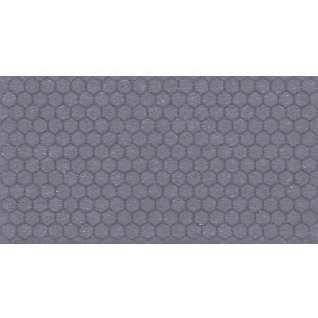 Daltile Keystones 12" x 21" Matte Porcelain 1" Hexagon Mosaic, Deep Purple, 12" x 21"