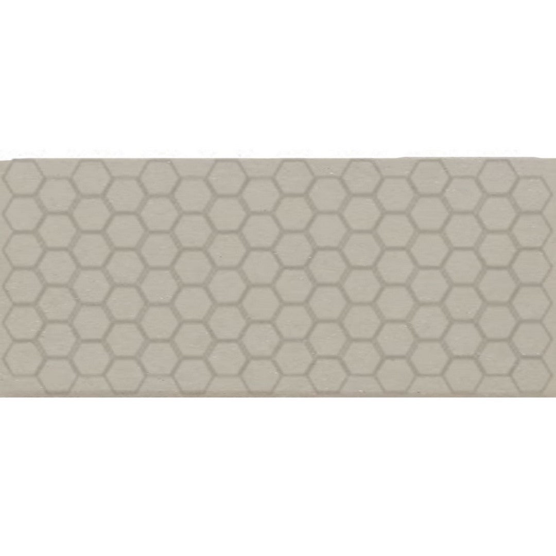 Daltile Keystones 12" x 24" Matte Porcelain 2" Hexagon Mosaic, Architect Gray, 12" x 24"