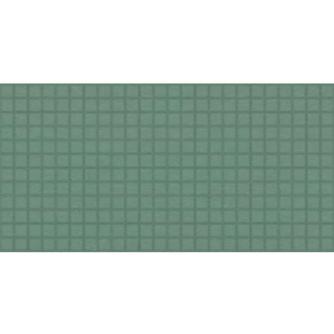 Daltile Keystones 12" x 24" Matte Porcelain 1" Straight Joint Mosaic, Emerald, 12" x 24"