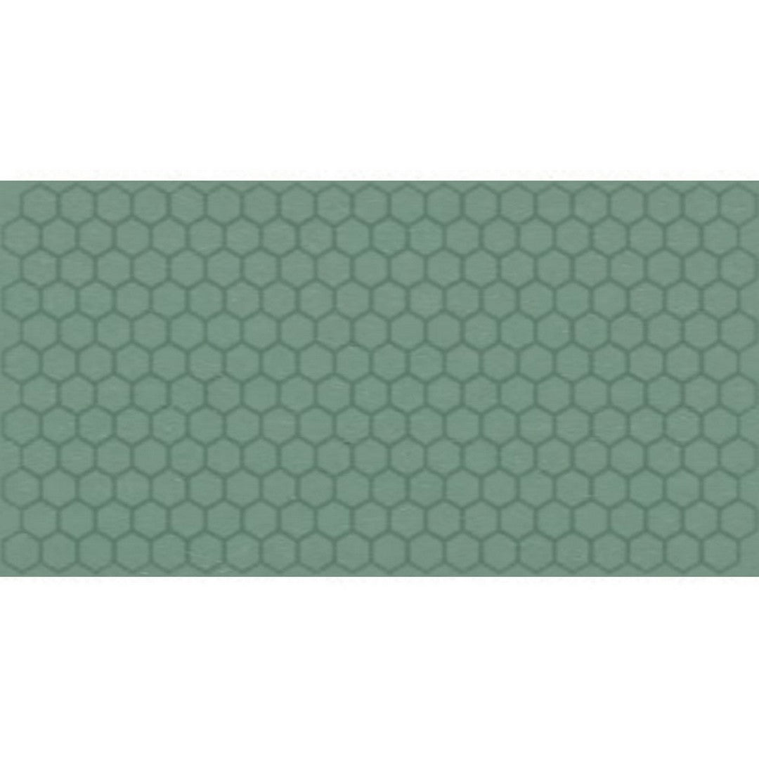 Daltile Keystones 12" x 21" Matte Porcelain 1" Hexagon Mosaic, Emerald, 12" x 21"