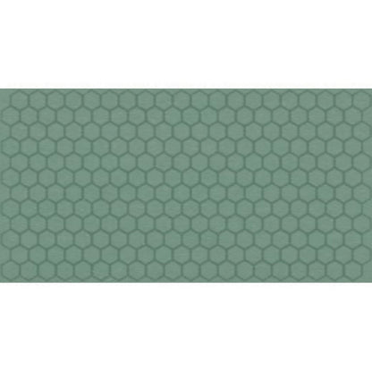 Daltile Keystones 12" x 21" Matte Porcelain 1" Hexagon Mosaic, Emerald, 12" x 21"