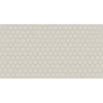 Daltile Keystones 12" x 21" Matte Porcelain 1" Hexagon Mosaic, Moonshine, 12" x 21"