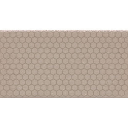 Daltile-Keystones-12-x-21-Matte-Porcelain-1-Hexagon-Mosaic-Uptown-Taupe