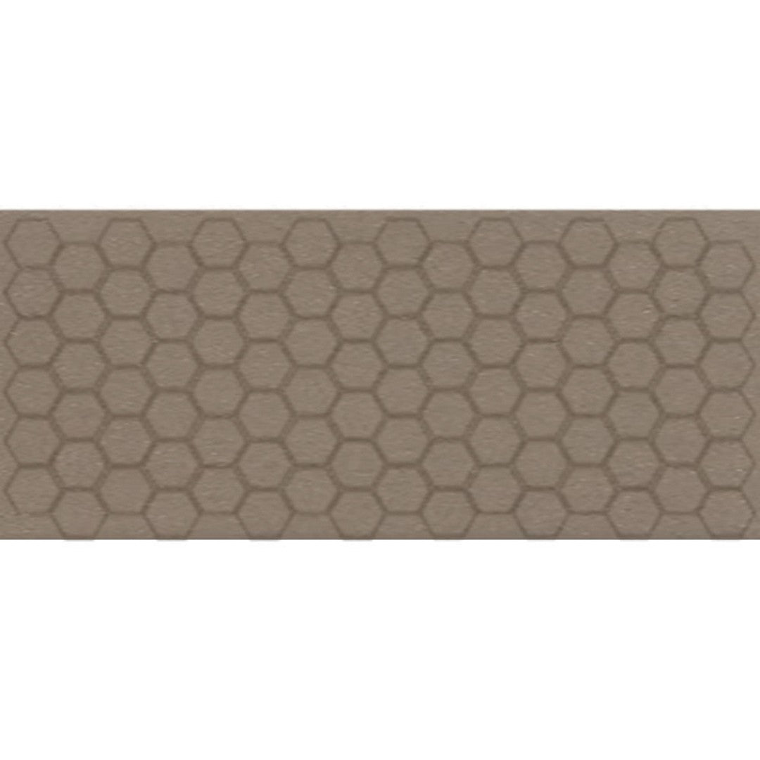 Daltile Keystones 12" x 24" Matte Porcelain 2" Hexagon Mosaic, Artisan Brown, 12" x 24"