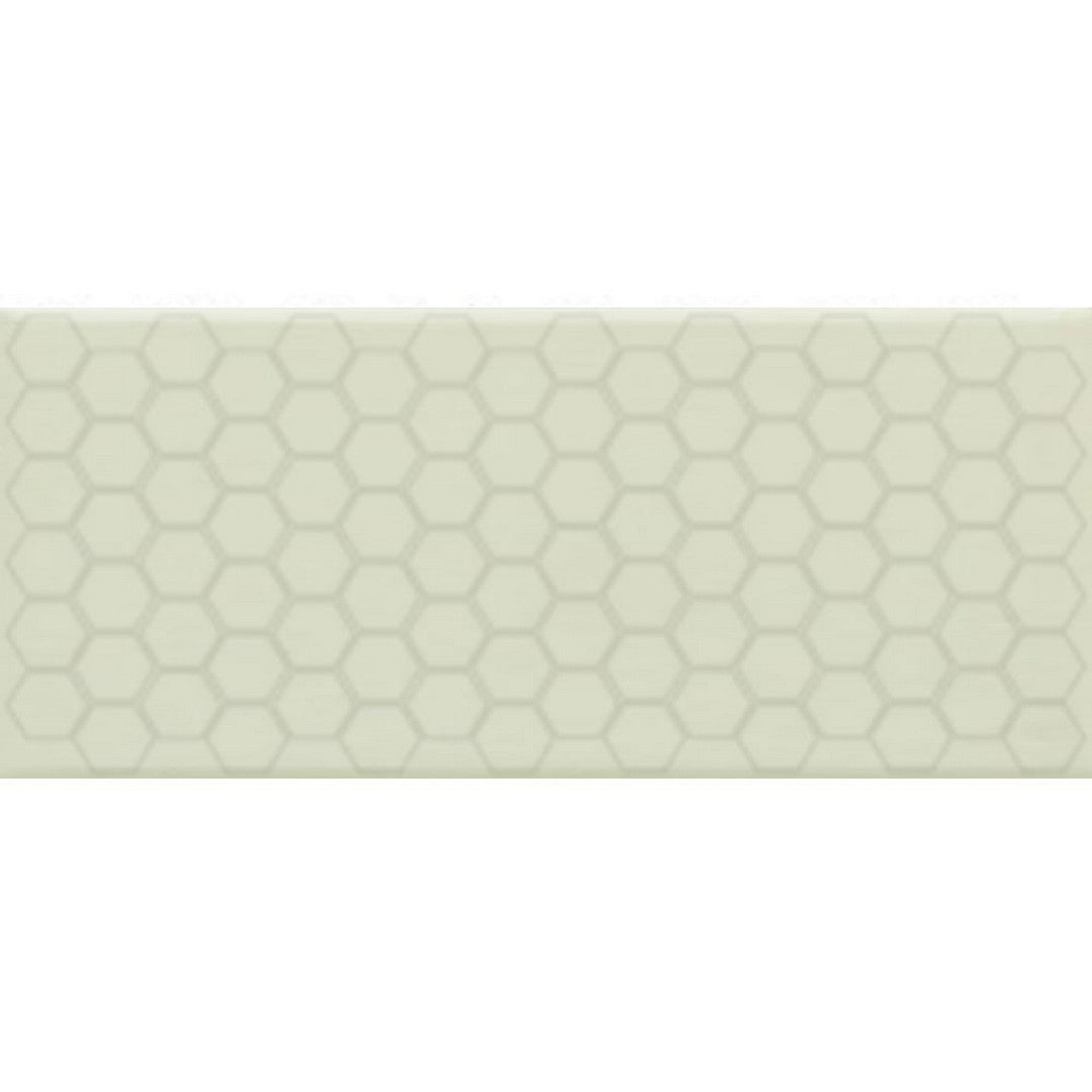 Daltile Keystones 12" x 24" Matte Porcelain 2" Hexagon Mosaic, Mint Ice, 12" x 24"