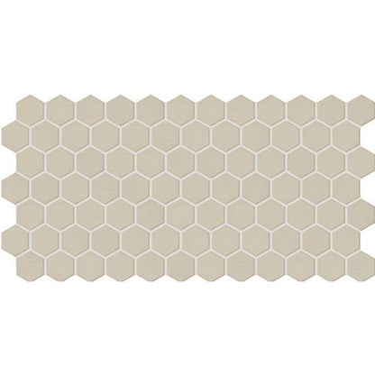 Daltile-Keystones-12-x-24-Textured-Porcelain-2-Hexagon-Mosaic-Urban-Putty