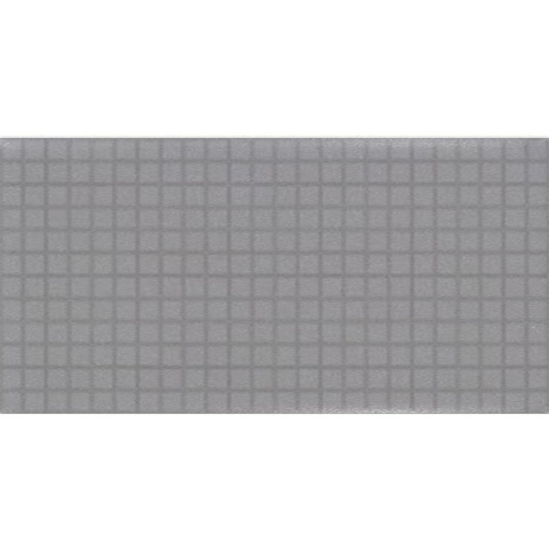 Daltile Keystones 12" x 24" Matte Porcelain 1" Straight Joint Mosaic, Suede Gray, 12" x 24"