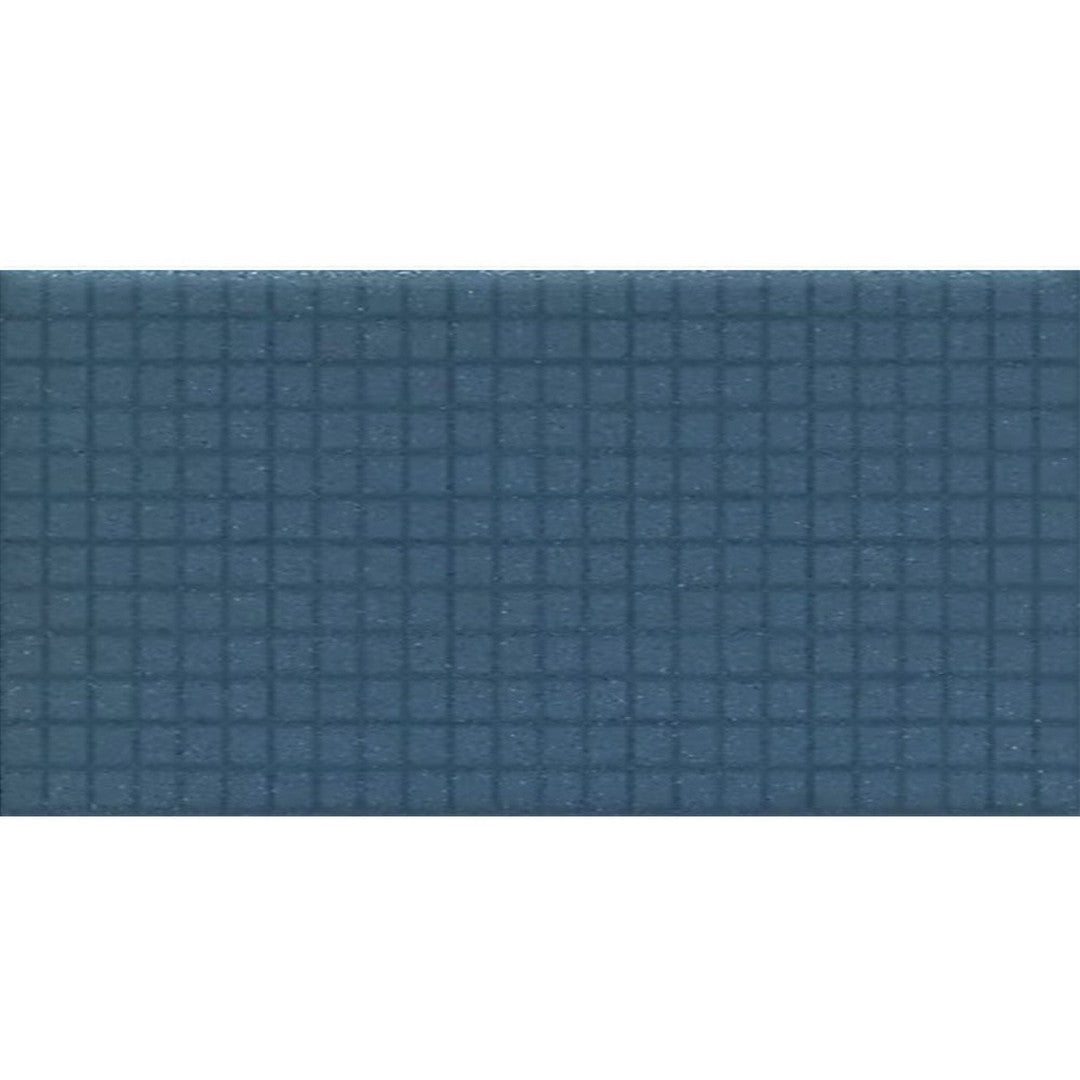 Daltile Keystones 12" x 24" Matte Porcelain 1" Straight Joint Mosaic, Navy, 12" x 24"