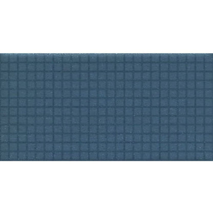 Daltile Keystones 12" x 24" Matte Porcelain 1" Straight Joint Mosaic, Navy, 12" x 24"