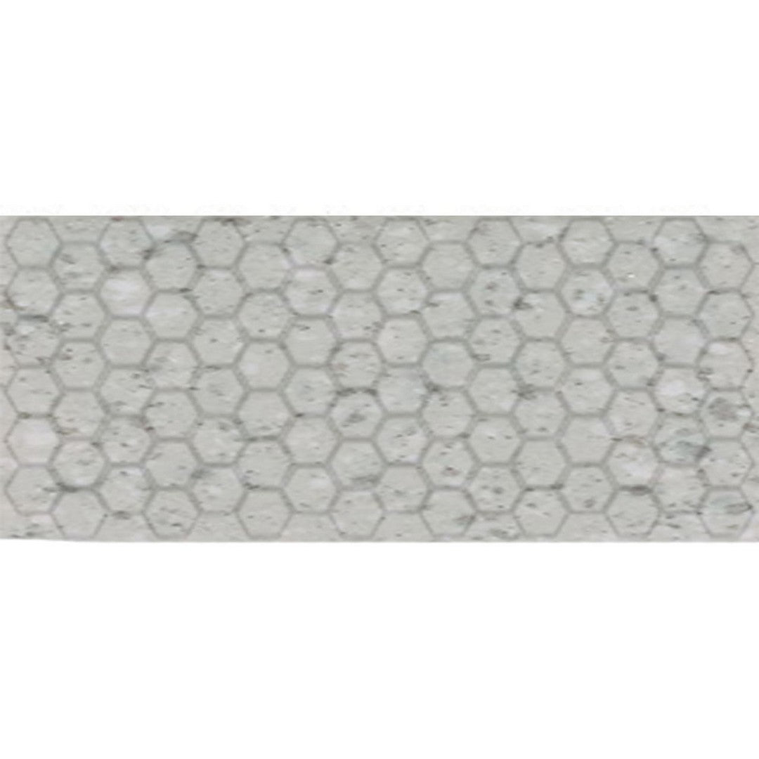 Daltile Keystones 12" x 24" Matte Porcelain 2" Hexagon Mosaic, Desert Gray Speckle, 12" x 24"