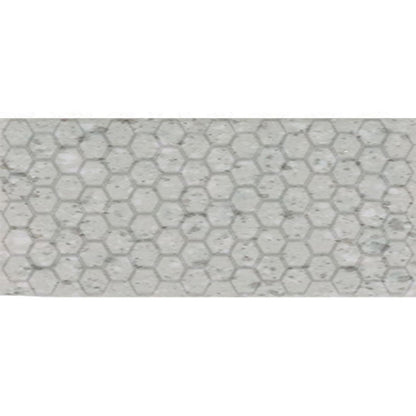 Daltile Keystones 12" x 24" Matte Porcelain 2" Hexagon Mosaic, Desert Gray Speckle, 12" x 24"