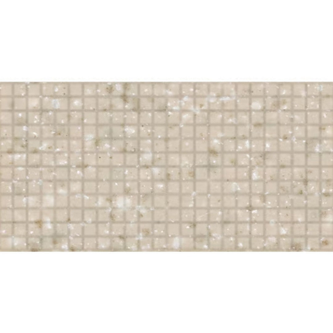 Daltile Keystones 12" x 24" Matte Porcelain 1" Straight Joint Mosaic, Urban Putty Speckle, 12" x 24"