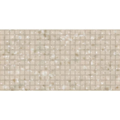 Daltile Keystones 12" x 24" Matte Porcelain 1" Straight Joint Mosaic, Urban Putty Speckle, 12" x 24"