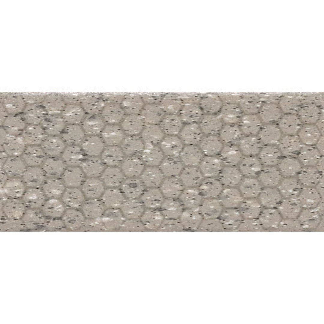 Daltile Keystones 12" x 24" Matte Porcelain 2" Hexagon Mosaic, Uptown Taupe Speckle, 12" x 24"