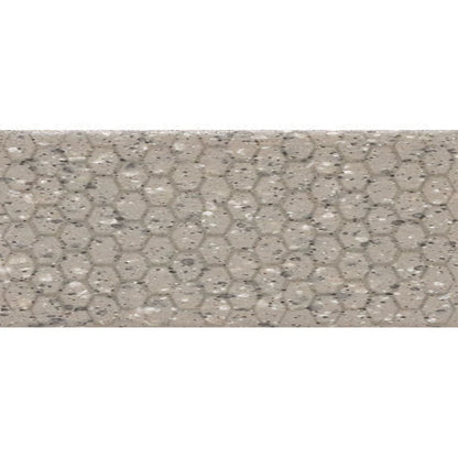 Daltile Keystones 12" x 24" Matte Porcelain 2" Hexagon Mosaic, Uptown Taupe Speckle, 12" x 24"