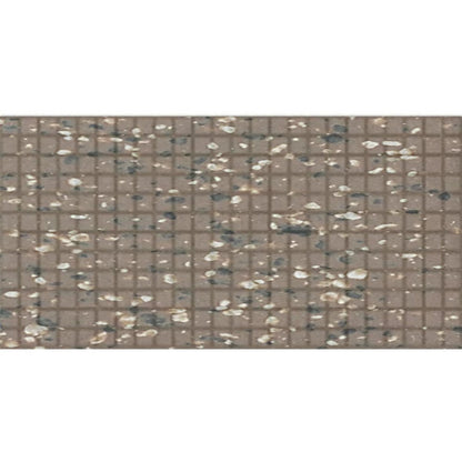 Daltile Keystones 12" x 24" Matte Porcelain 1" Straight Joint Mosaic, Artisan Brown Speckle, 12" x 24"