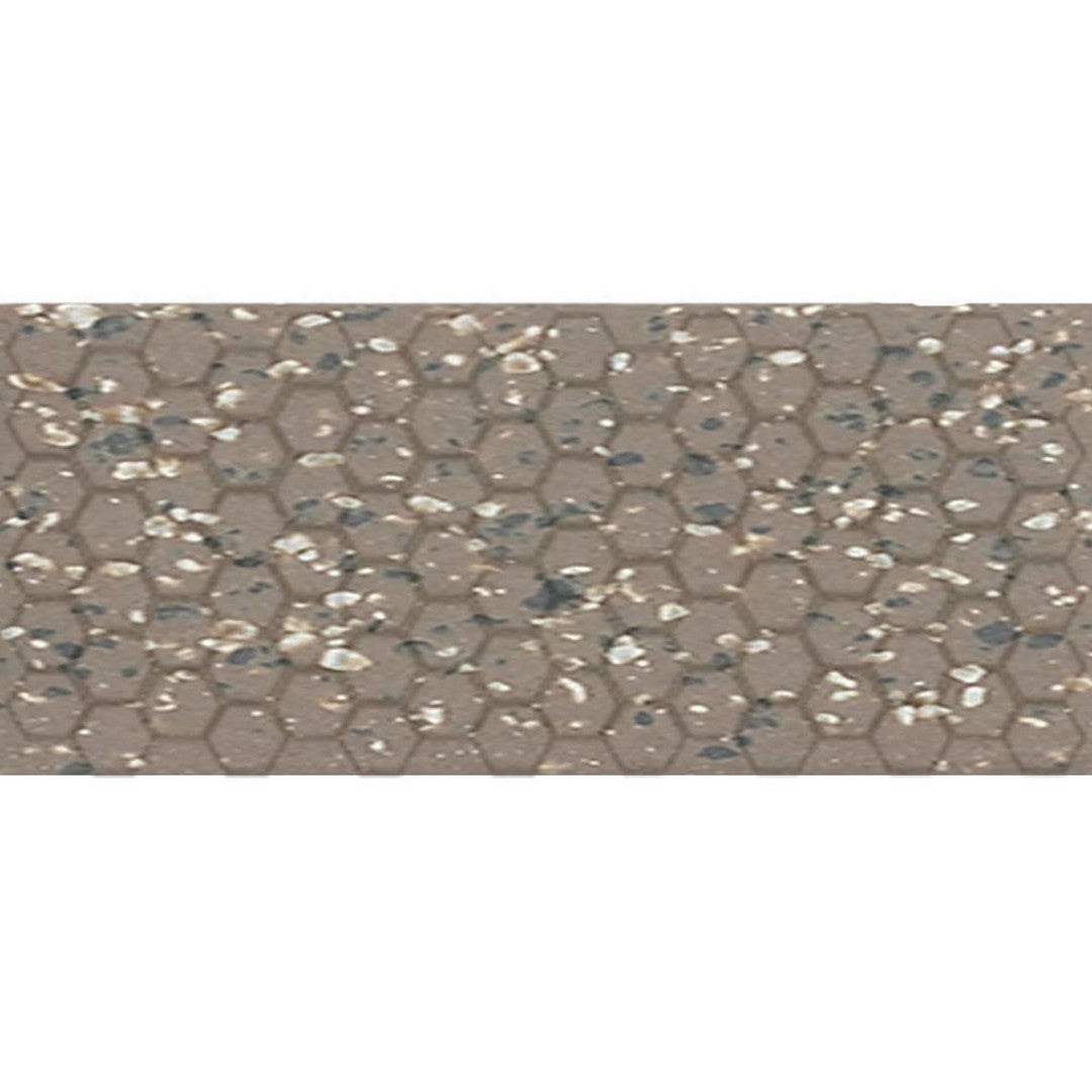 Daltile Keystones 12" x 24" Matte Porcelain 2" Hexagon Mosaic, Artisan Brown Speckle, 12" x 24"