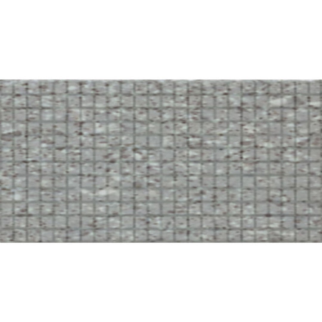 Daltile Keystones 12" x 24" Matte Porcelain 1" Straight Joint Mosaic, Suede Gray Speckle, 12" x 24"