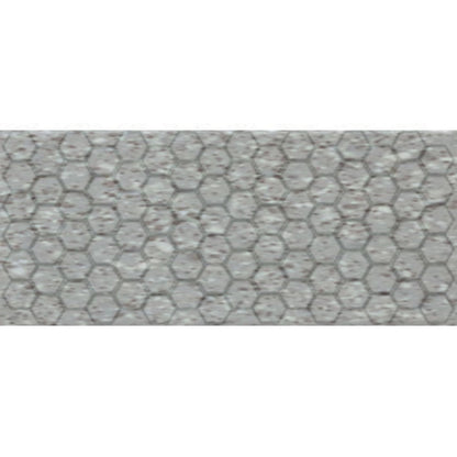 Daltile Keystones 12" x 24" Matte Porcelain 2" Hexagon Mosaic, Suede Gray Speckle, 12" x 24"