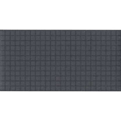 Daltile-Keystones-12-x-24-Matte-Porcelain-1-Straight-Joint-Mosaic-Black-|-Ebony