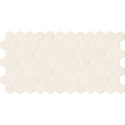 Daltile Keystones 12" x 21" Matte Porcelain 1" Hexagon Mosaic, Biscuit, 12" x 21"