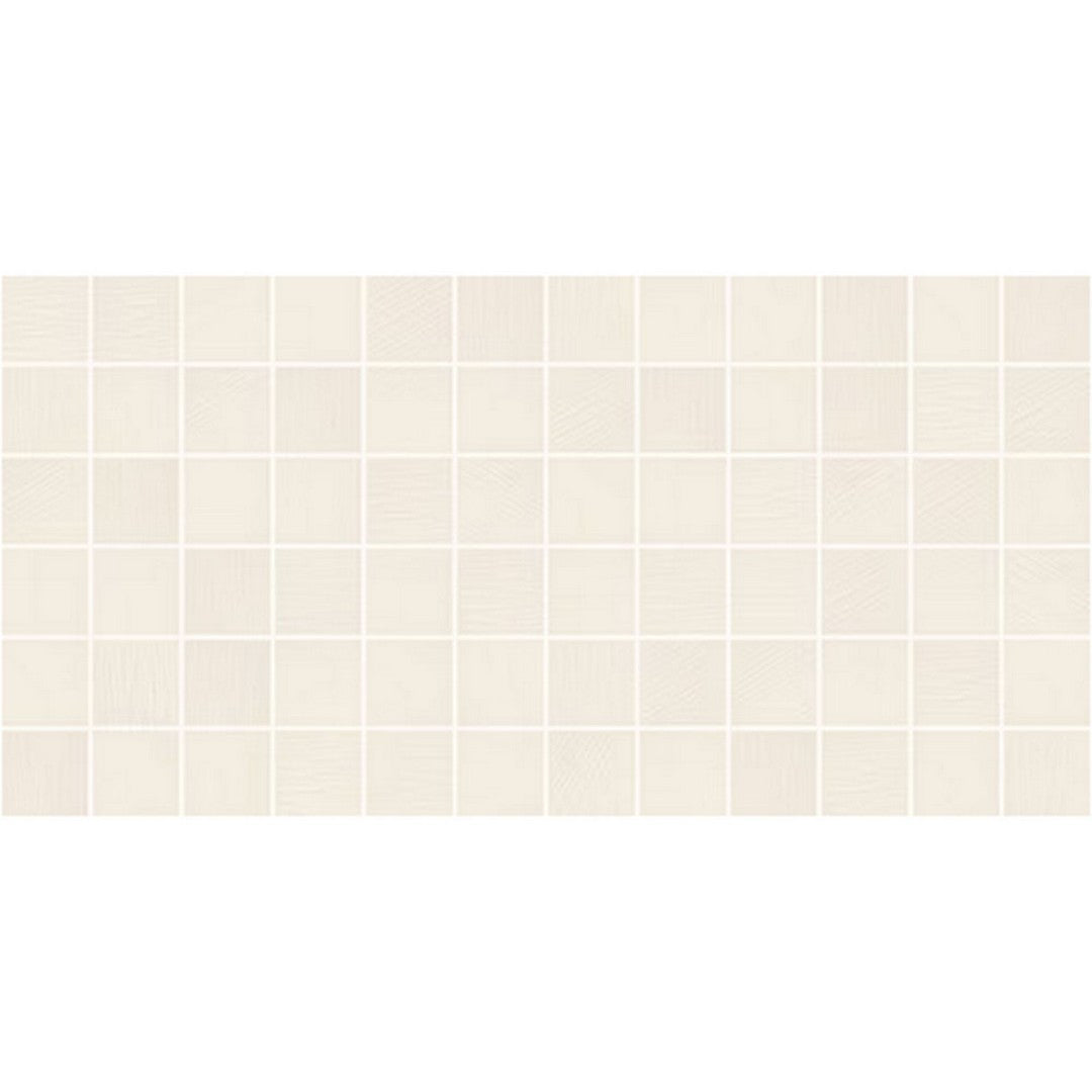 Daltile Keystones 12" x 24" Textured Porcelain 2" Straight Joint Mosaic, Biscuit, 12" x 24"