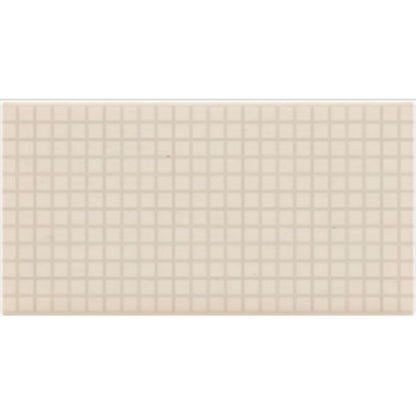 Daltile Keystones 12" x 24" Matte Porcelain 1" Straight Joint Abrasive Mosaic, Almond, 12" x 24"