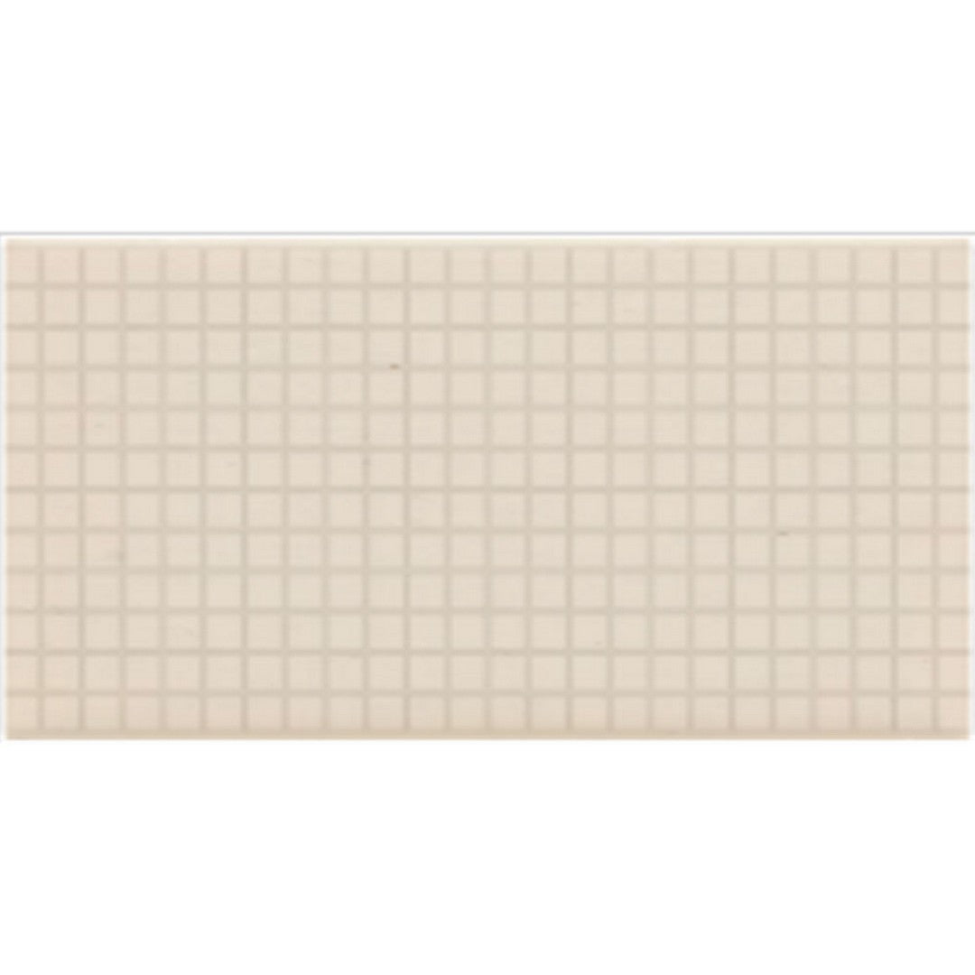 Daltile Keystones 12" x 24" Matte Porcelain 1" Straight Joint Mosaic, Almond, 12" x 24"