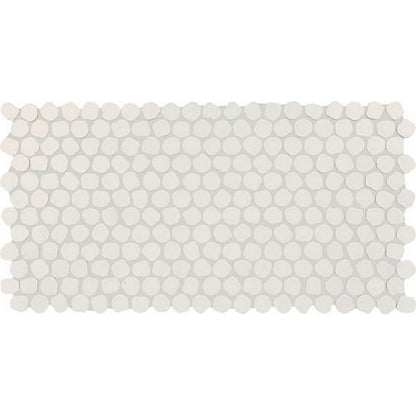 Daltile-Keystone-12-x-22-Matte-Porcelain-1-Organic-Penny-Mosaic-Aegean
