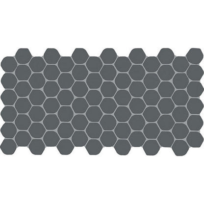 Daltile Keystone 12" x 24" Matte Porcelain 1" Organic Penny Mosaic, Castlerock, 12" x 24"