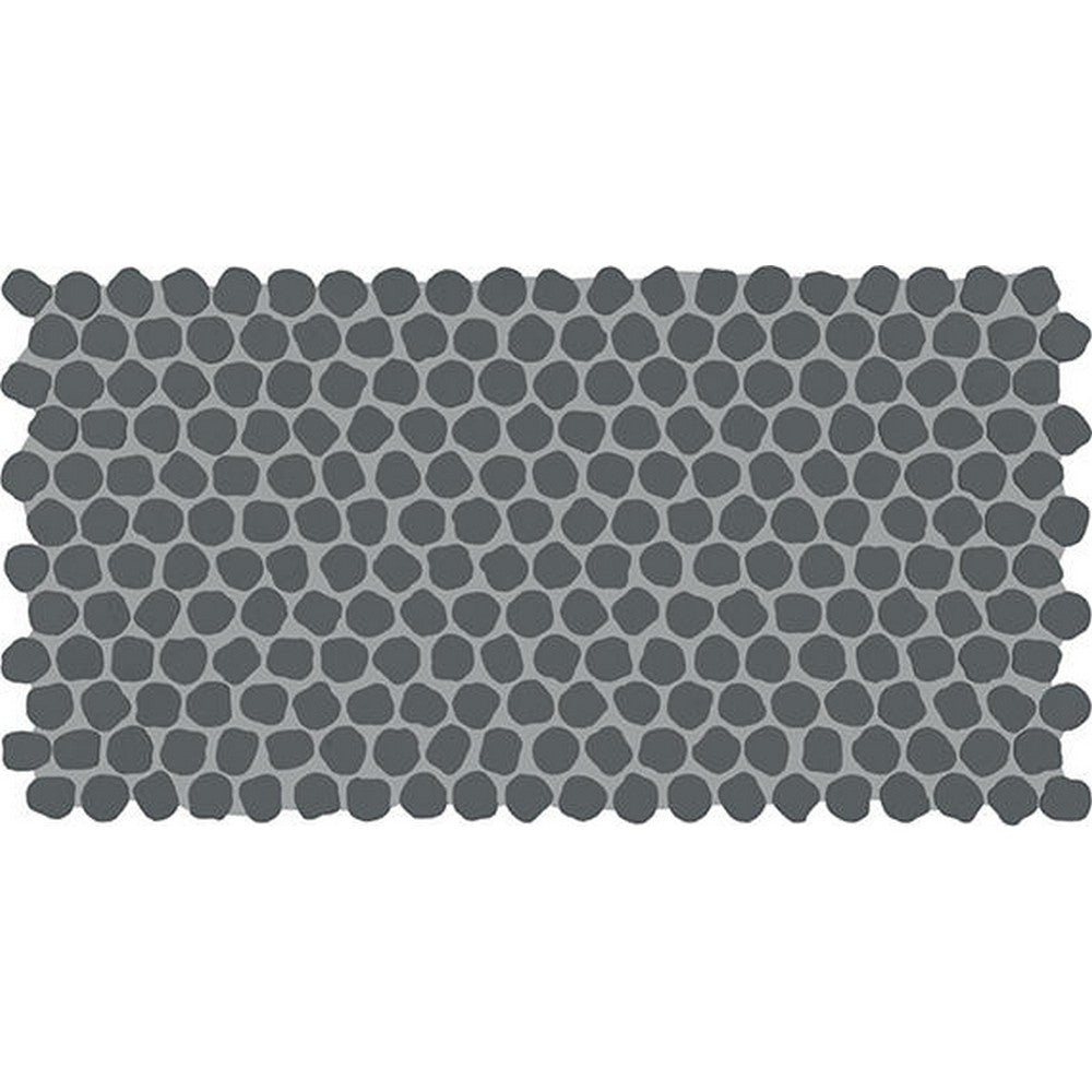 Daltile Keystone 12" x 22" Matte Porcelain 1" Organic Penny Mosaic, Castlerock, 12" x 22"