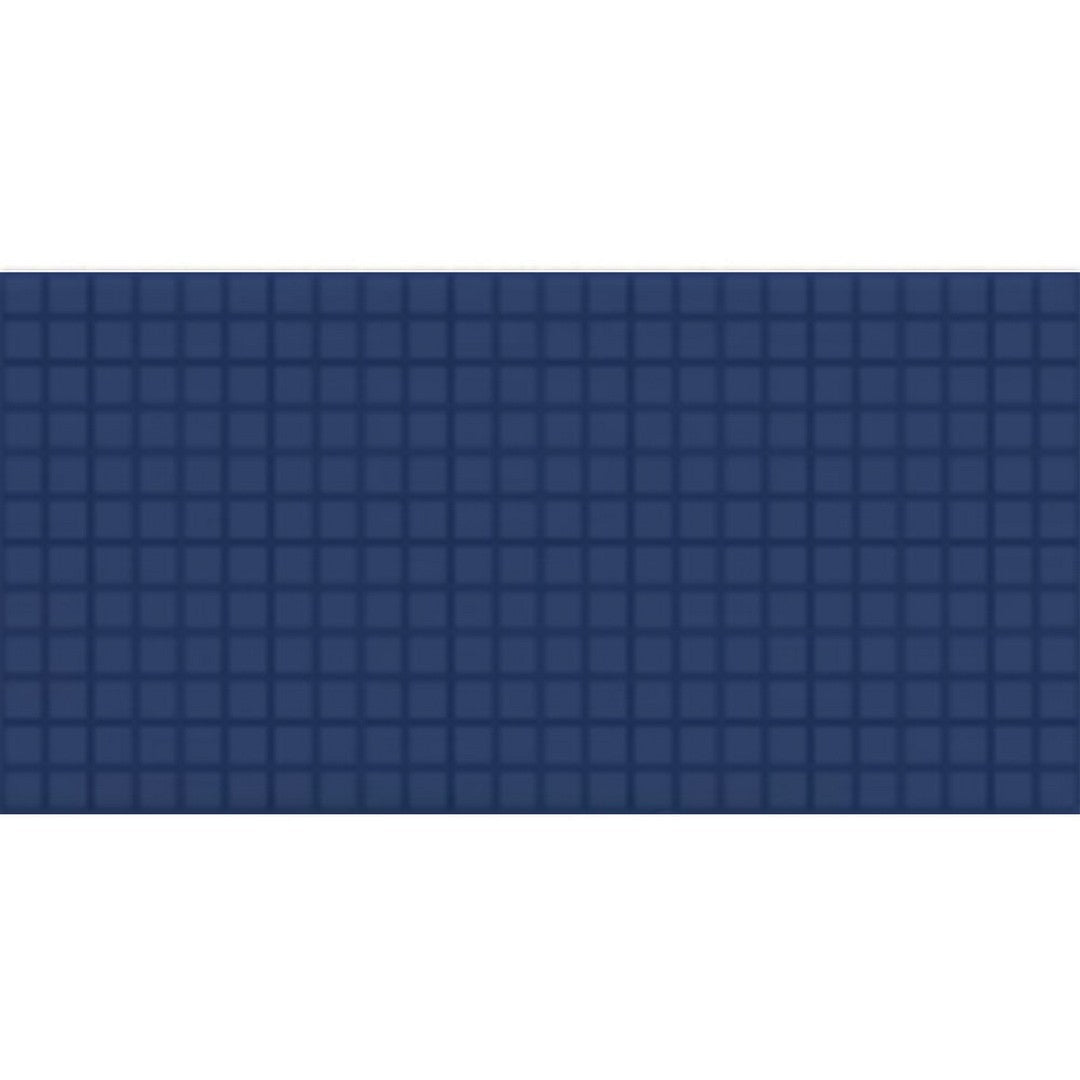 Daltile Keystones 12" x 24" Matte Porcelain 1" Straight Joint Mosaic, Nautical Blue, 12" x 24"