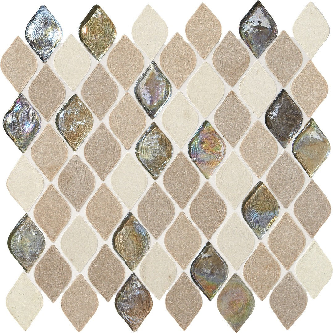 Daltile-Decorative-Accents-12-x-14-Mix-Natural-Stone-1x2-Raindrop-Mosaic-Blanc-Et-Beige