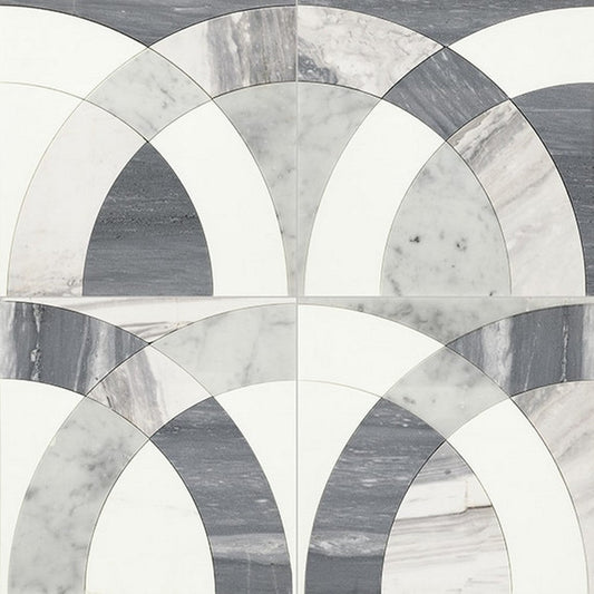 Daltile-Eclessia-Marble-12-x-12-Polished-Natural-stone-Arches-Mosaic-Volakas-Blend