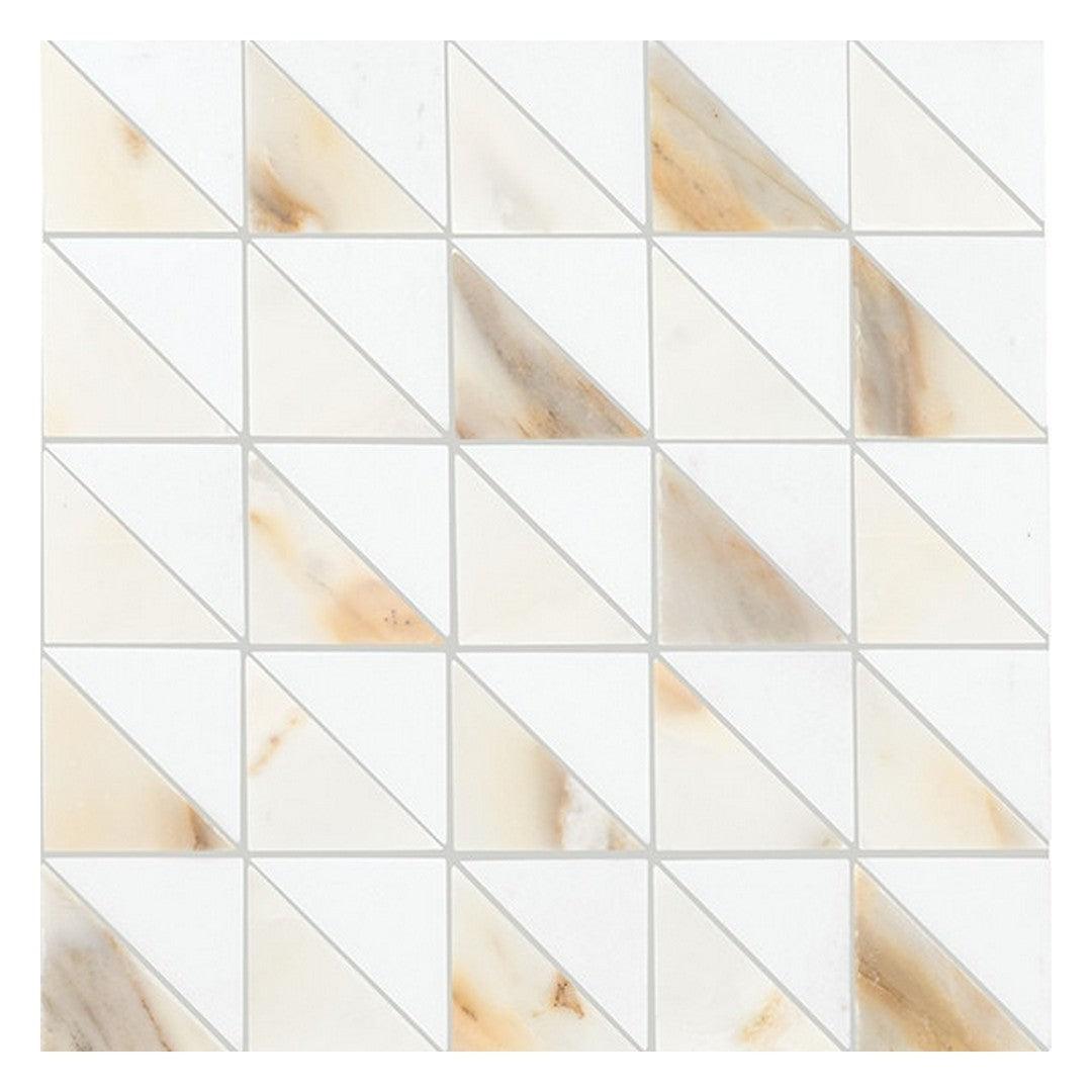 Daltile-Gamma-12-x-12-Honed-Natural-Stone-Triangle-Mosaic-Bella-Blend