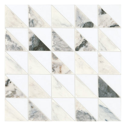 Daltile-Gamma-12-x-12-Honed-Natural-Stone-Triangle-Mosaic-Illusive-Blend