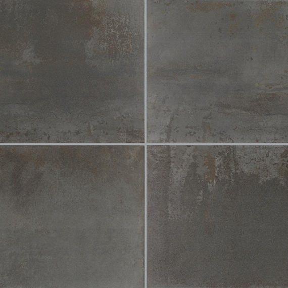 Daltile Emergent 24" x 48" Light Polished Porcelain Floor Tile, Titanium, 23.37" x 46.93"